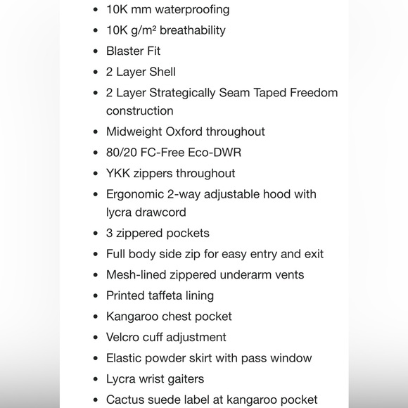 Airblaster Nai Freedom Pullover Ski/Snowboard Jacket - Picture 16 of 16